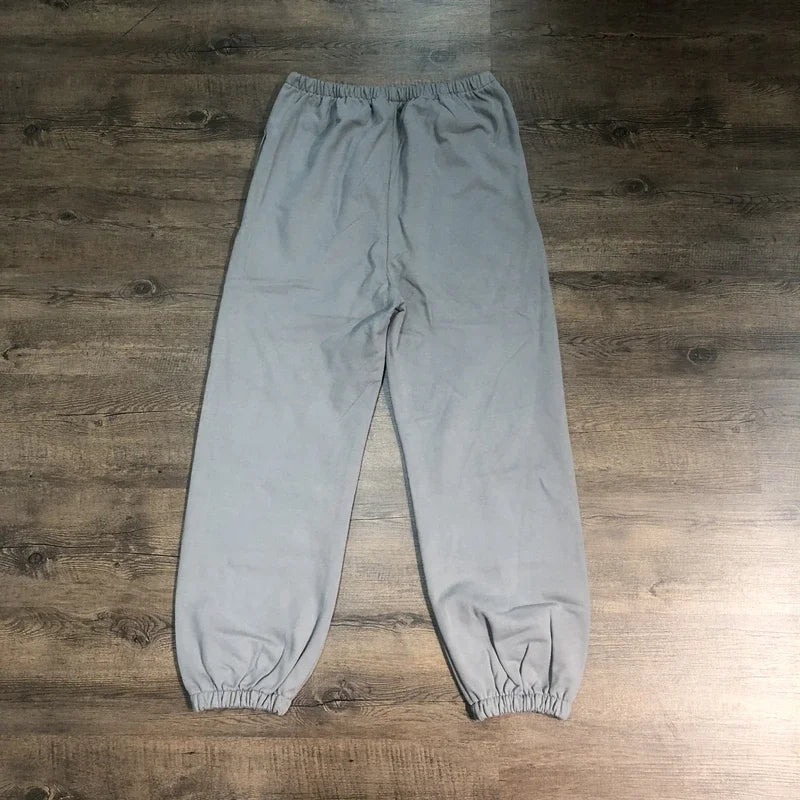 SAINT OF MICHAEL 1:1 KANYE Best Quality Streetwear Vintage Sweatpants Casual Ankle Binding Pants 100%Cotton Loose Trouser Men