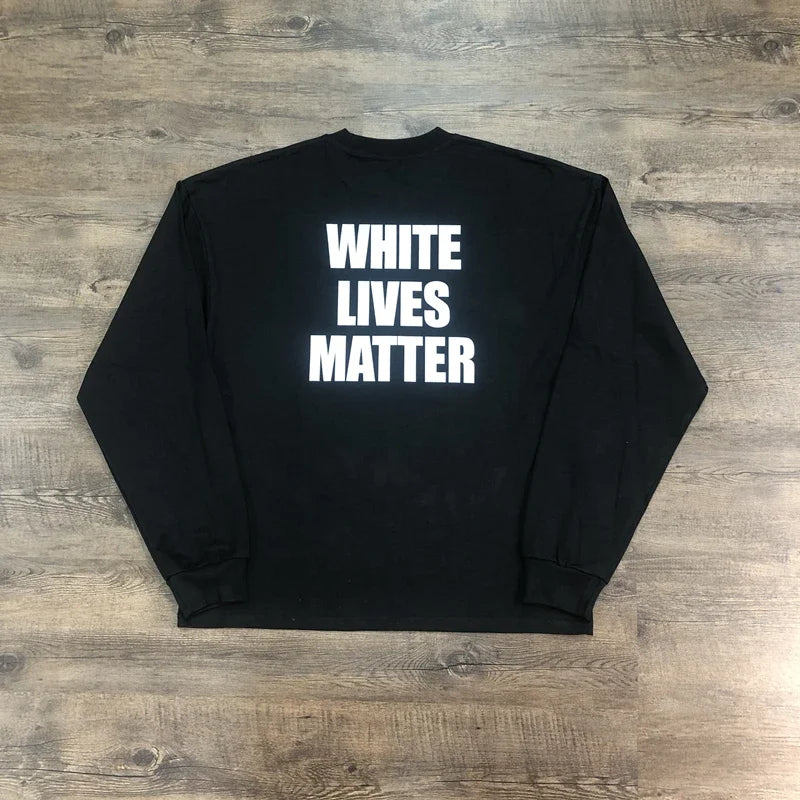 SAINT OF MICHAEL KANYE SEASON9 Fashion Best Quality Casual Loose Oversized Long Sleeves Tee Tops 100%Cotton T Shirt Men