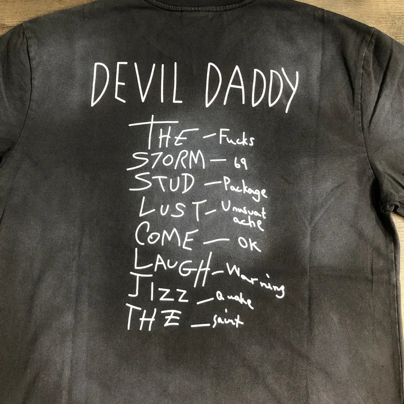 SAINT OF MICHAEL 1:1 Best Quality Fashion Streetwear Vintage Clothing Tops Loose Oversized Tee Summer Casual T Shirt Men