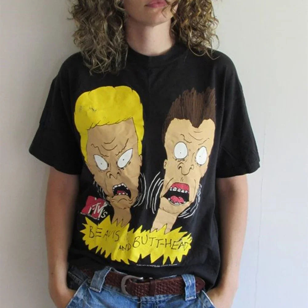 SAINT OF MICHAEL Fashion Streetwear Vintage Funny Graphics Printing 100%Cotton Loose Oversized Tees Tops T Shirt For Men Unisex