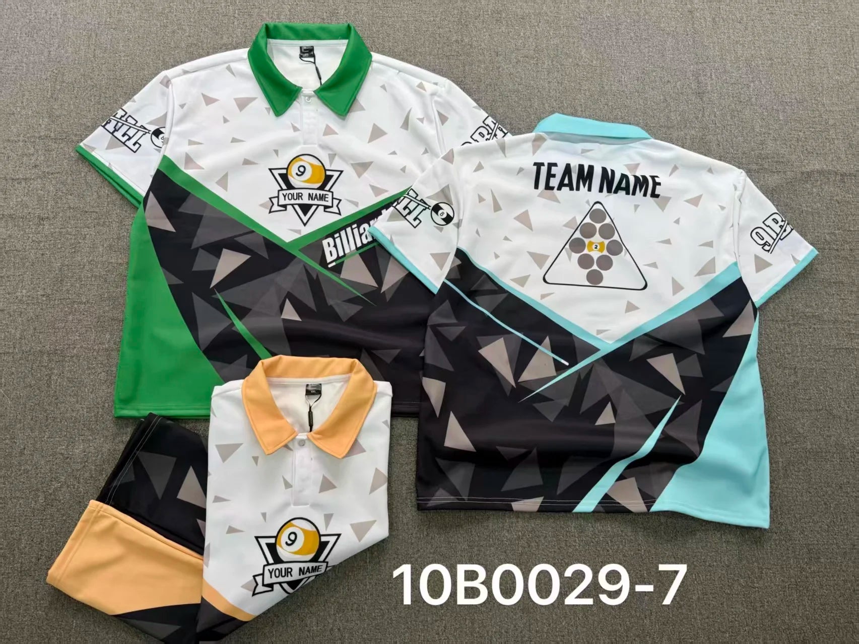 Factory Three-piece Suit Hip Hop Streetwear Sports Three Buttons Tops Casual Men Clothing Printing LapelT-shirt for Men