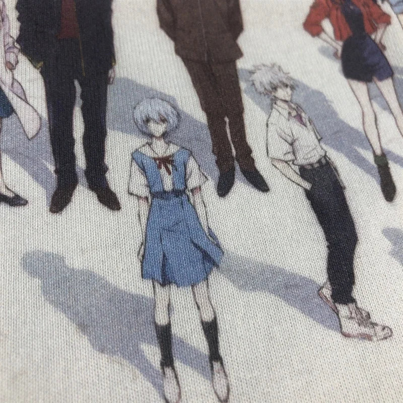 SAINT OF MICHAEL 1:1 Fashion Streetwear Cartoon Printed Vintage Tee Casual Loose Oversized Tops 100%Cotton T Shirt Men