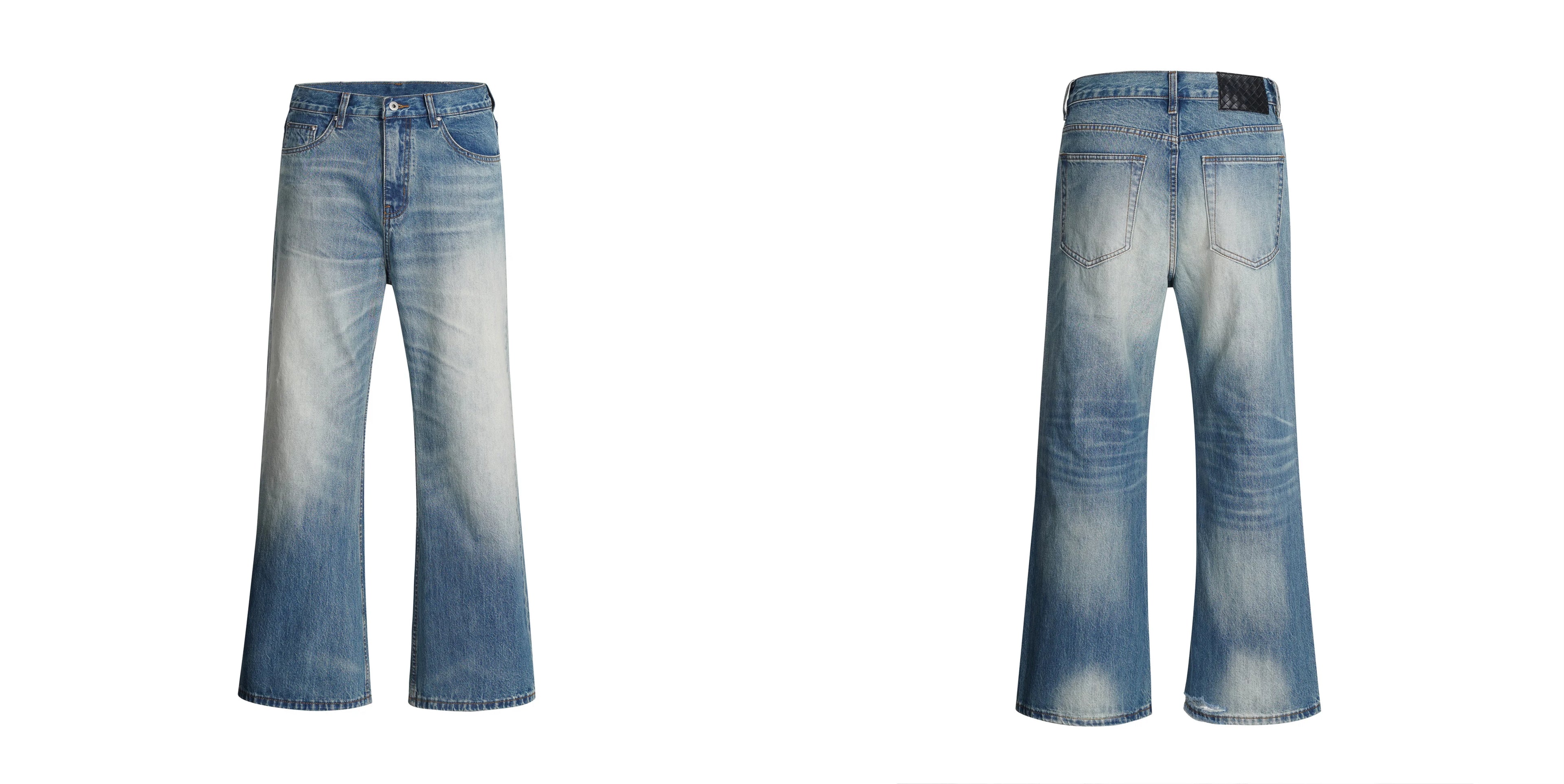 Saint OF Micael 2026 Brand  Big Size Washed Denim Pants Vintage Streetwear Trousers Y2k Casual Kanye West  Flare Jeans for Men