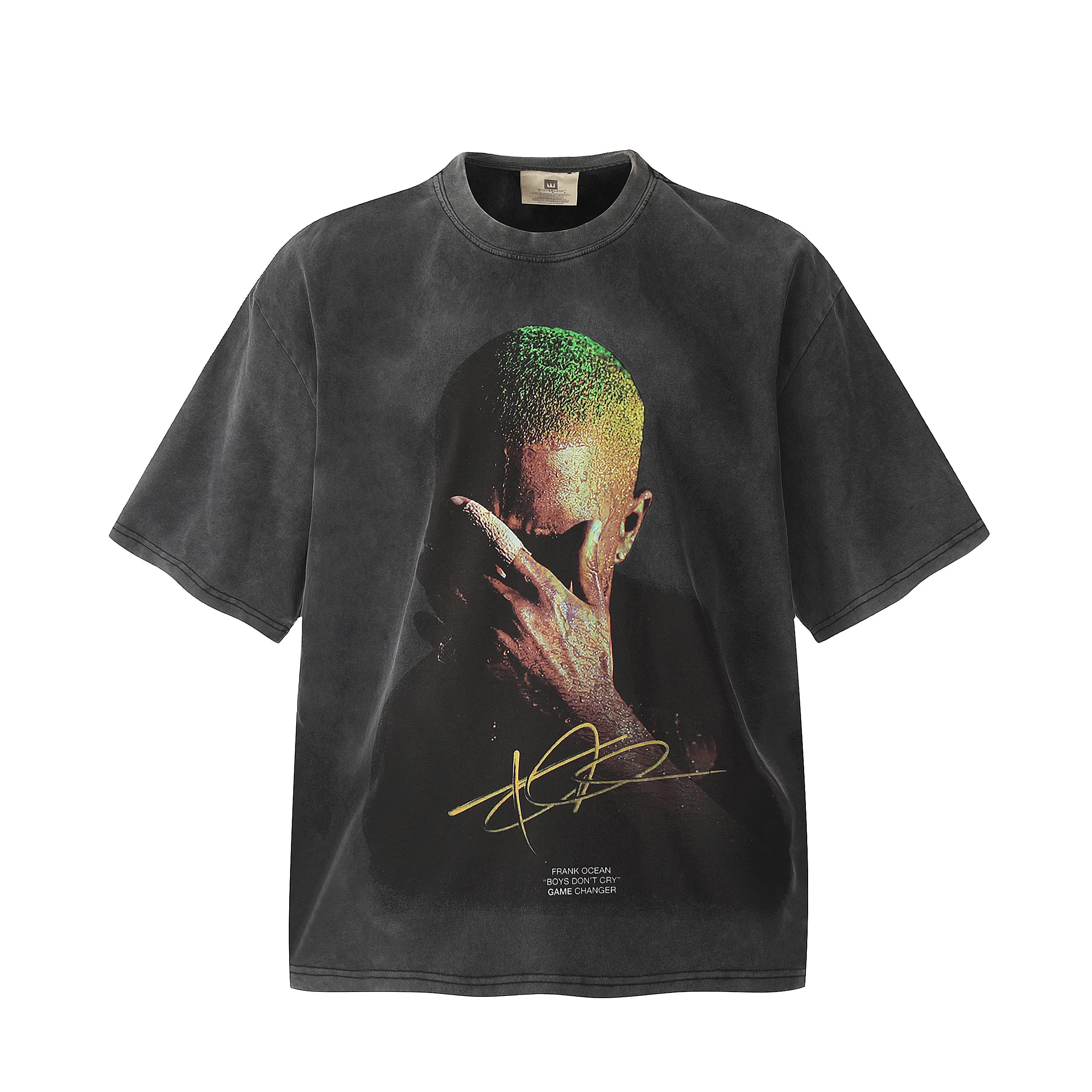 SAINT OF MICHAEL 1:1 Japanese Style Streetwear Fashion Printed Tee Loose Oversized Tops 100%Cotton Vintage T Shirt For Men