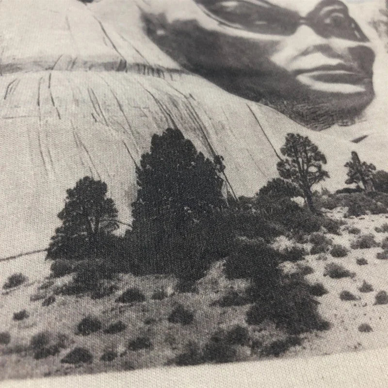 SAINT Of MICHAEL Fashion Best Quality Streetwear 1:1 Printed Tee Oversized Tops 100%Cotton Loose T Shirt For Men