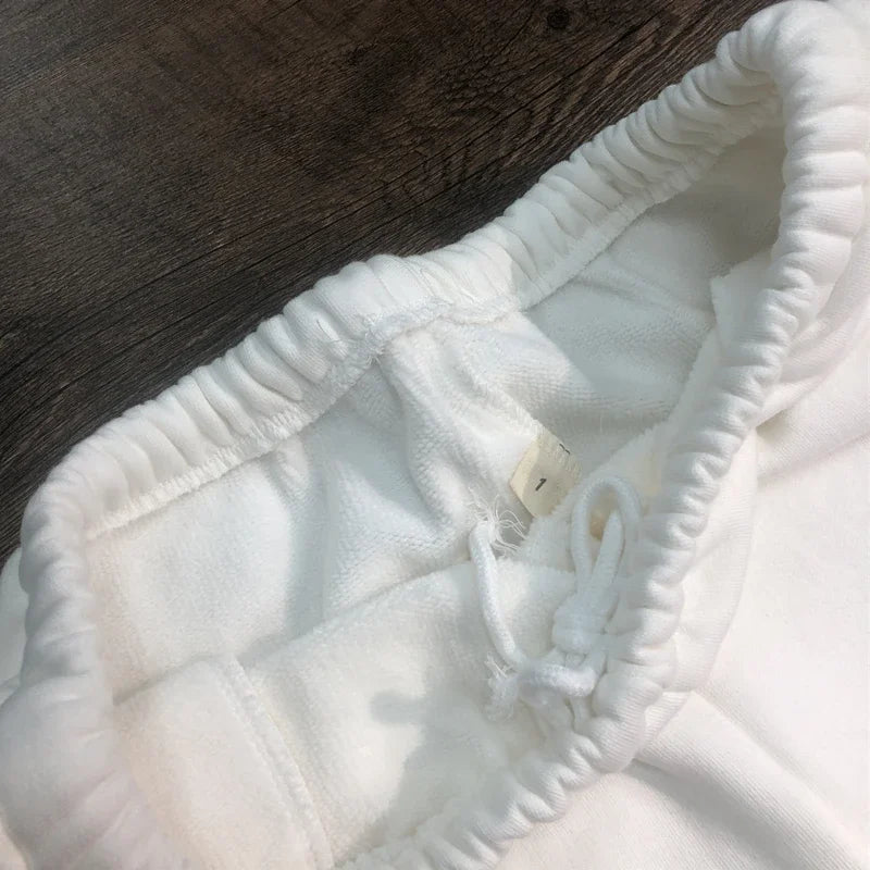 SAINT OF MICHAEL 1:1 KANYE Best Quality Streetwear Vintage Sweatpants Casual Ankle Binding Pants 100%Cotton Loose Trouser Men