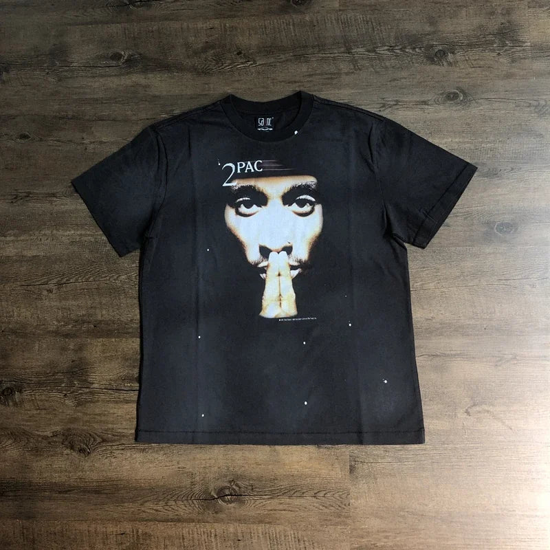 SAINT OF MICHAEL 1998 Fashion Best Quality Streetwear Tops Vintage Clothing Summer Tee Loose Oversized T Shirt For Men