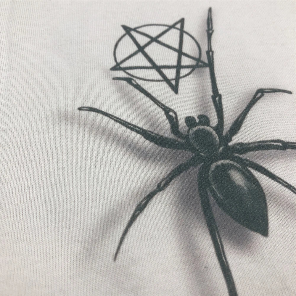 SAINT OF MICHAEL 25SS 1:1 Fashion Streetwear Vintage Long Sleeves Tee Loose Oversized Tops 100%Cotton Casual T Shirt Men