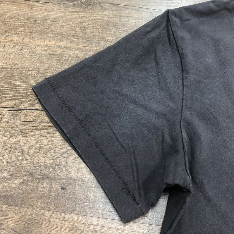 SAINT Of MICHAEL 1:1 American Style Best Quality Vintage Printed Tee Loose 100%Cotton Tops Oversized T Shirt For Men