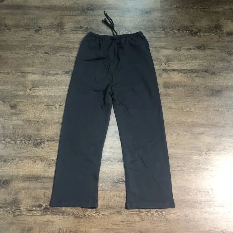 SAINT OF MICHAEL 1:1  KANYE WEST Best Quality Vintage Printed Sweatpants Loose Streetwear Cotton Casual Pants Trouser Men