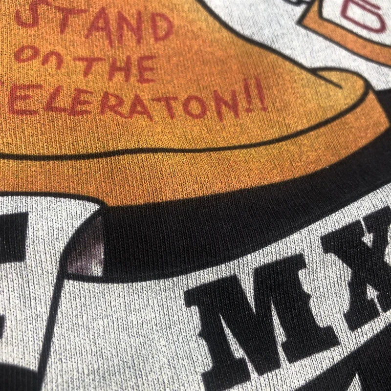 Saint Of Michael 1:1 Best Quality Streetwear Printed Vintage Tee Loose Oversized Casual Tops Summer 100%Cotton T Shirt Men