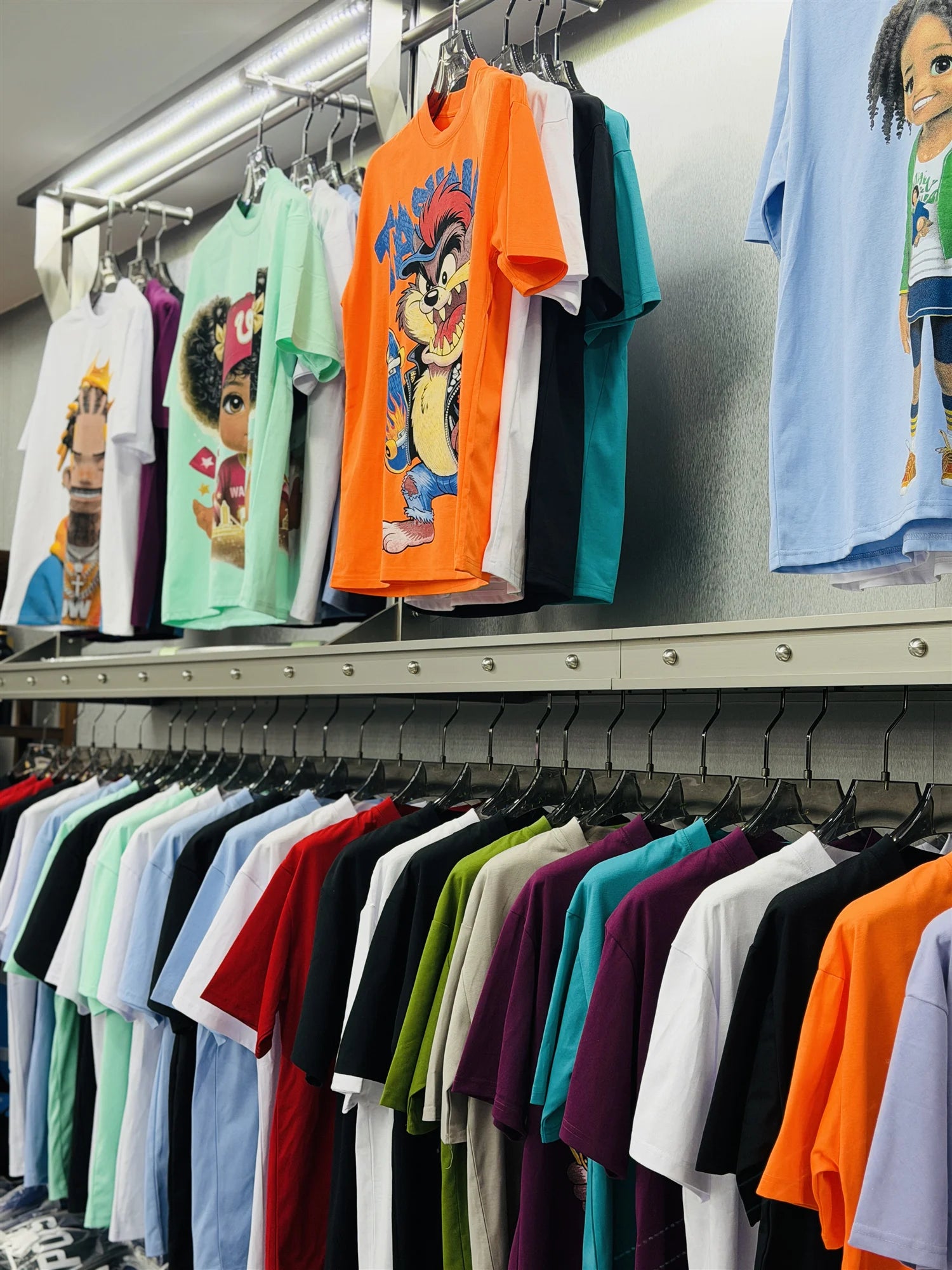 Factory Direct Wholesale Hip Hop Streetwear American Style Tops Casual Men Clothing Cheap Multiple Offers T-shirt for Men