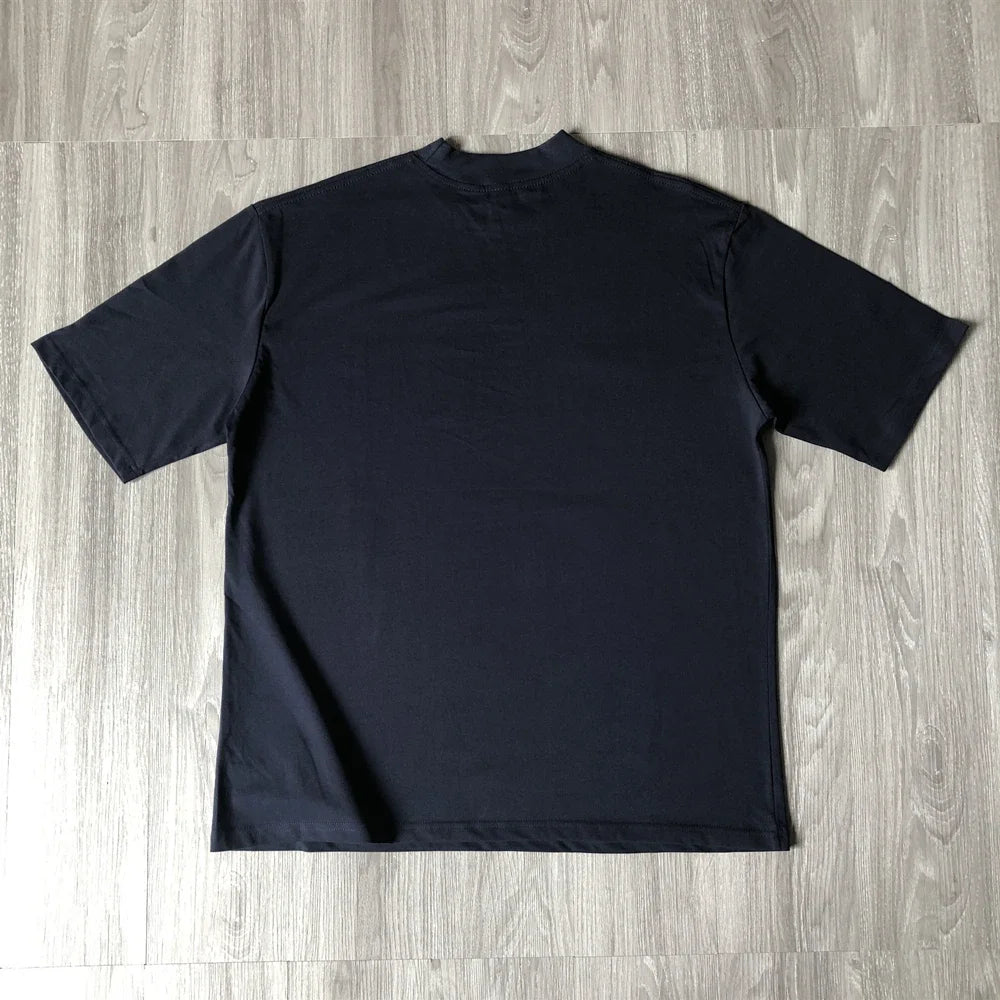 SAINT OF MICHAEL Fashion Streetwear Kanye West Foam Printed Casual Loose Oversized 100％Cotton Tops Tee Unisex T Shirt For Men