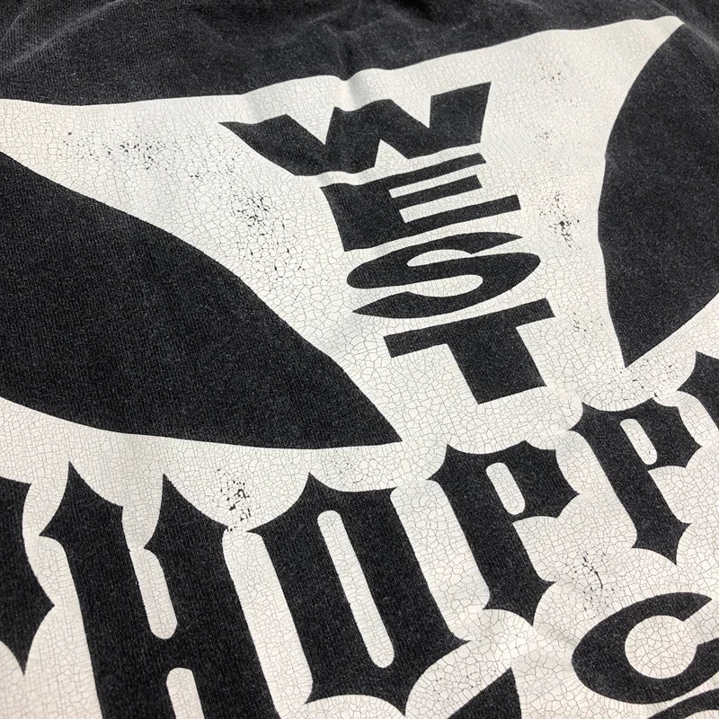 SAINT OF MICHAEL American Style Best Quality Tops Streetwear Clothing Printed Vintage Tee Summer Oversized Loose T Shirt For Men