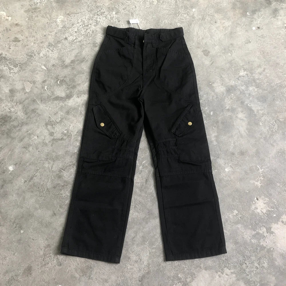 SAINT OF MICHAEL Fashion Streetwear Zipper Cargo Pants Loose Casual Clothing American Style Best Quality Trousers For Men Woman