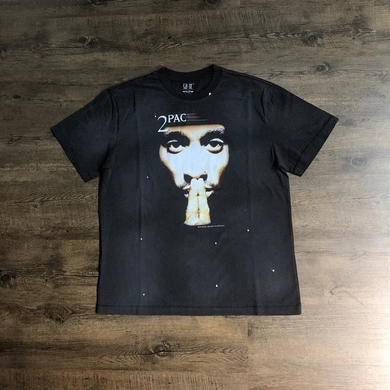 SAINT OF MICHAEL 1998 Fashion Best Quality Streetwear Tops Vintage Clothing Summer Tee Loose Oversized T Shirt For Men