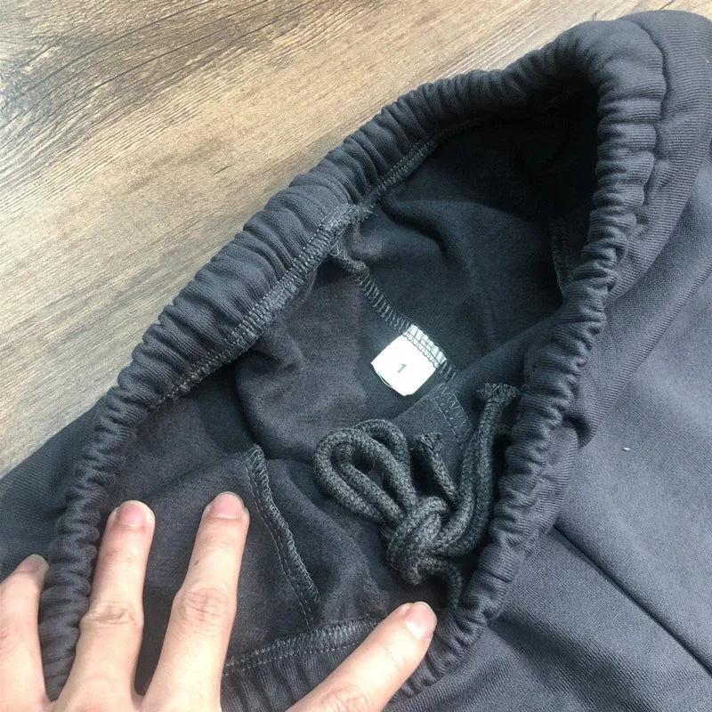 Frog Drift 1:1 BULLY X KANYE WEST American Style Best Quality Vintage Sweatpants 100%Cotton Loose Trousers Casual Pants For Men