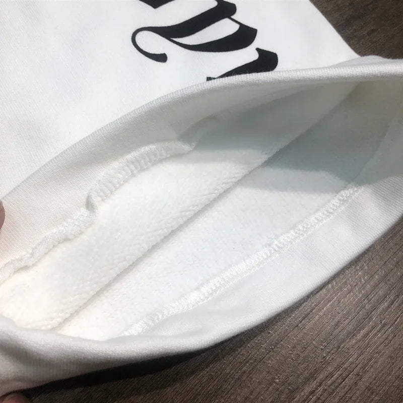 SAINT OF MICHAEL 1:1  KANYE WEST Best Quality Vintage Printed Sweatpants Loose Streetwear Cotton Casual Pants Trouser Men