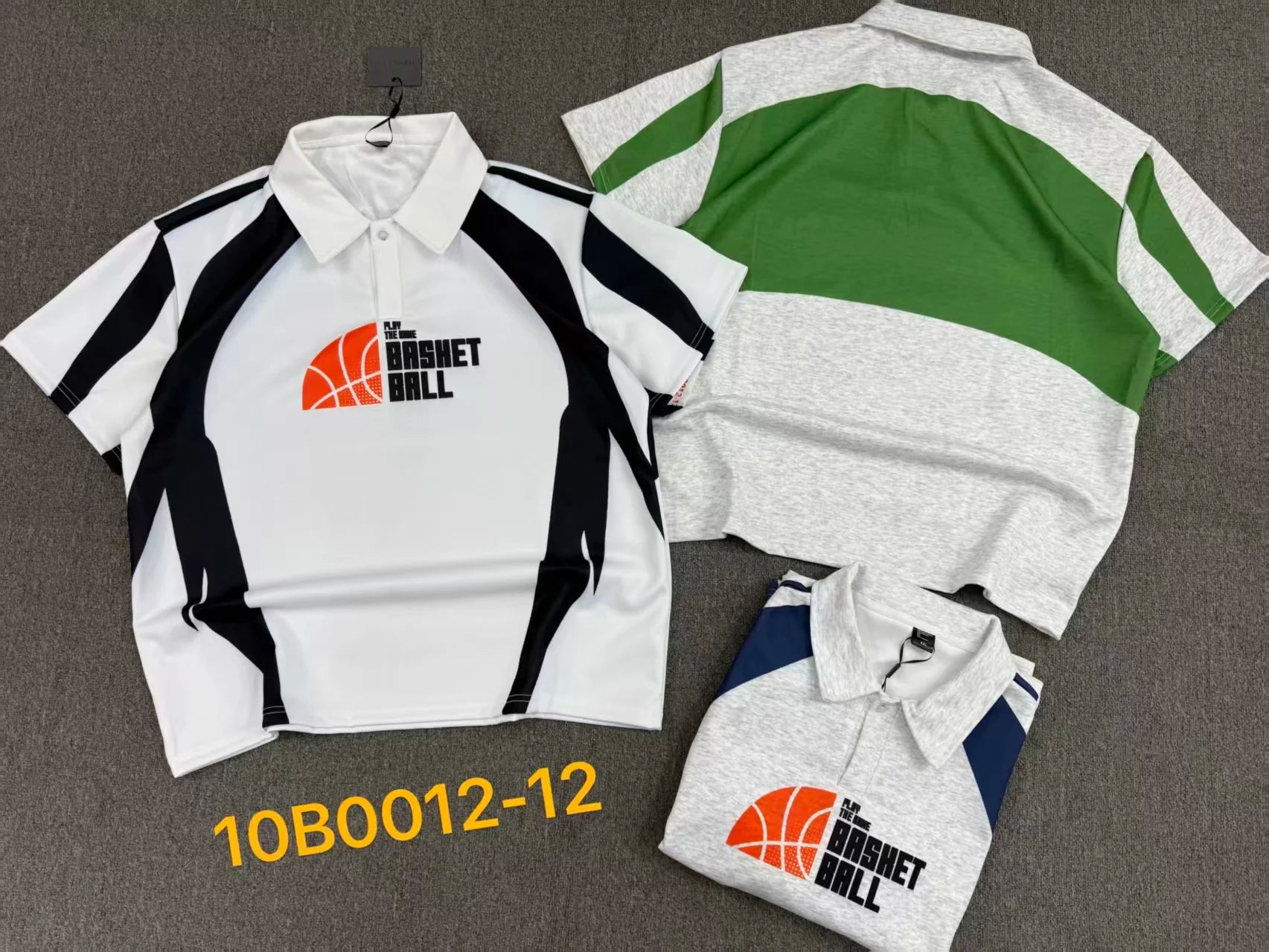 Factory Three-piece Suit Hip Hop Streetwear Sports Three Buttons Tops Casual Men Clothing Printing LapelT-shirt for Men