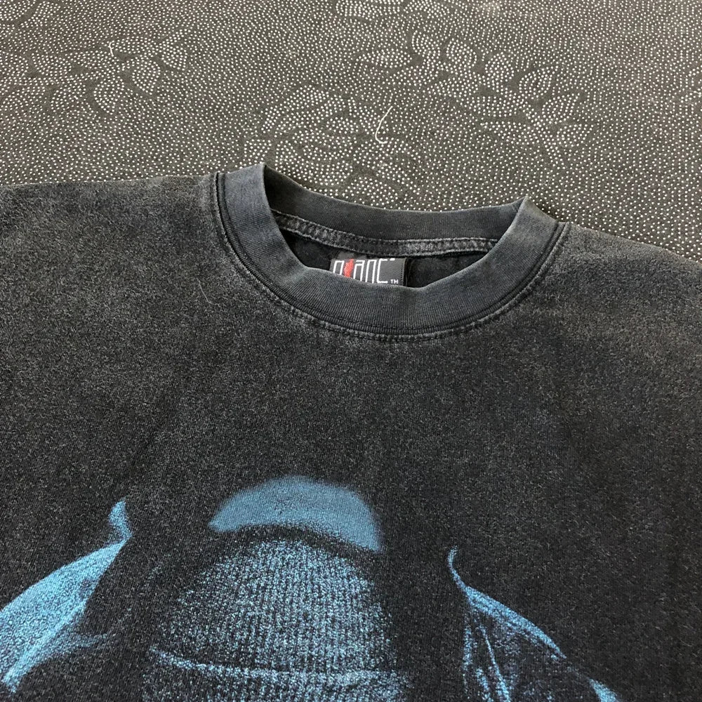 SAINT OF MICHAEL Eminem Character Washing 8 Mile Streetwear Vintage Loose Oversize Tee Casual Tops 100%Cotton T Shirt For Men