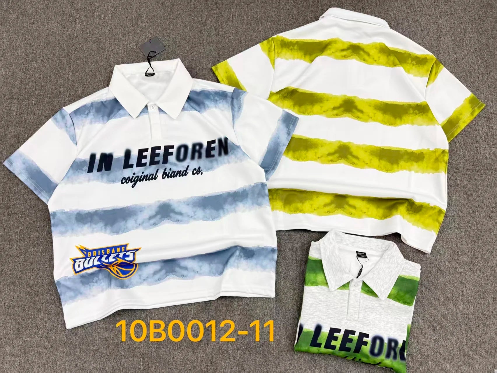 Factory Three-piece Suit Hip Hop Streetwear Sports Three Buttons Tops Casual Men Clothing Printing LapelT-shirt for Men