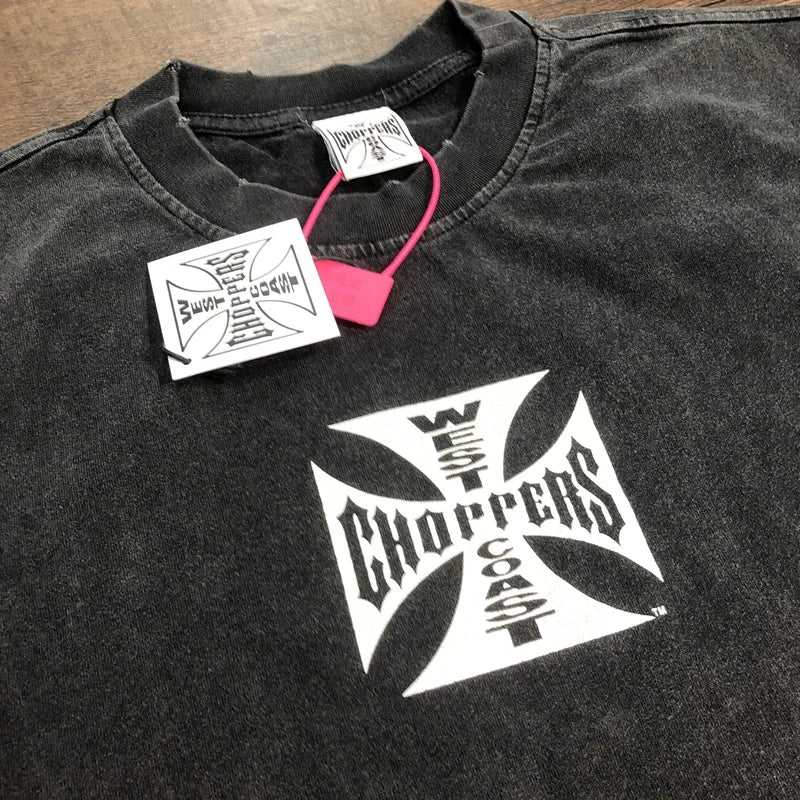 SAINT OF MICHAEL American Style Best Quality Tops Streetwear Clothing Printed Vintage Tee Summer Oversized Loose T Shirt For Men