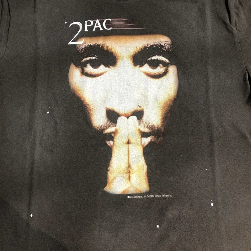 SAINT OF MICHAEL 1998 Fashion Best Quality Streetwear Tops Vintage Clothing Summer Tee Loose Oversized T Shirt For Men