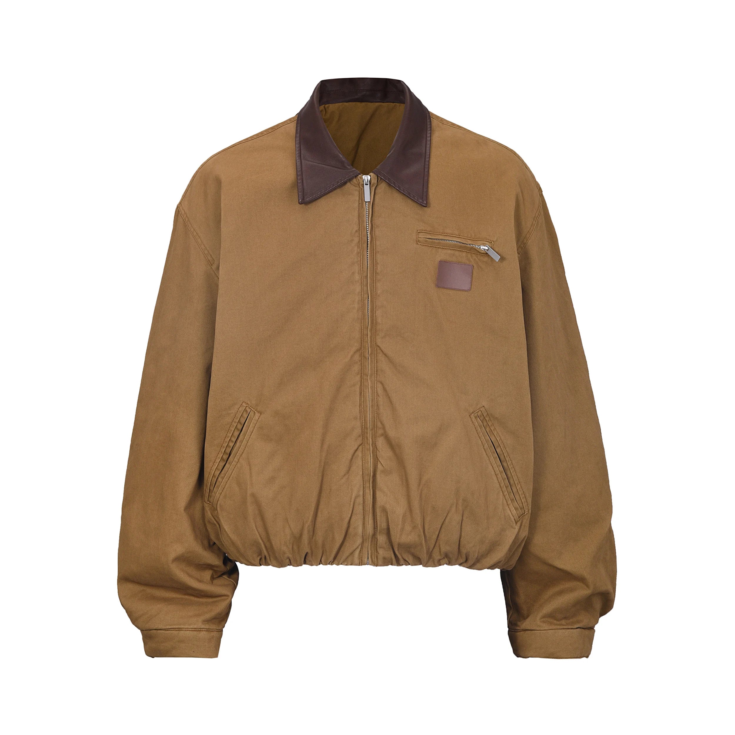 SAINT OF MICHAEL Kanye West Streetwear Washed Barn Cotton Coat Hip Hop Loose Oversize Tops Vintage Solid Color Jacket for Men