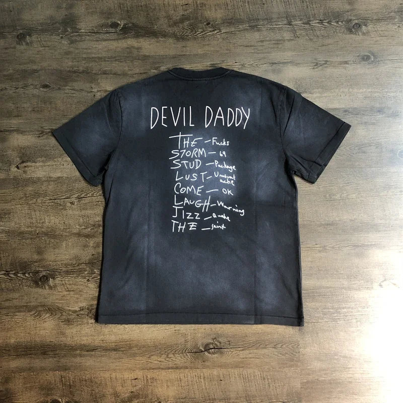 SAINT OF MICHAEL 1:1 Best Quality Fashion Streetwear Vintage Clothing Tops Loose Oversized Tee Summer Casual T Shirt Men