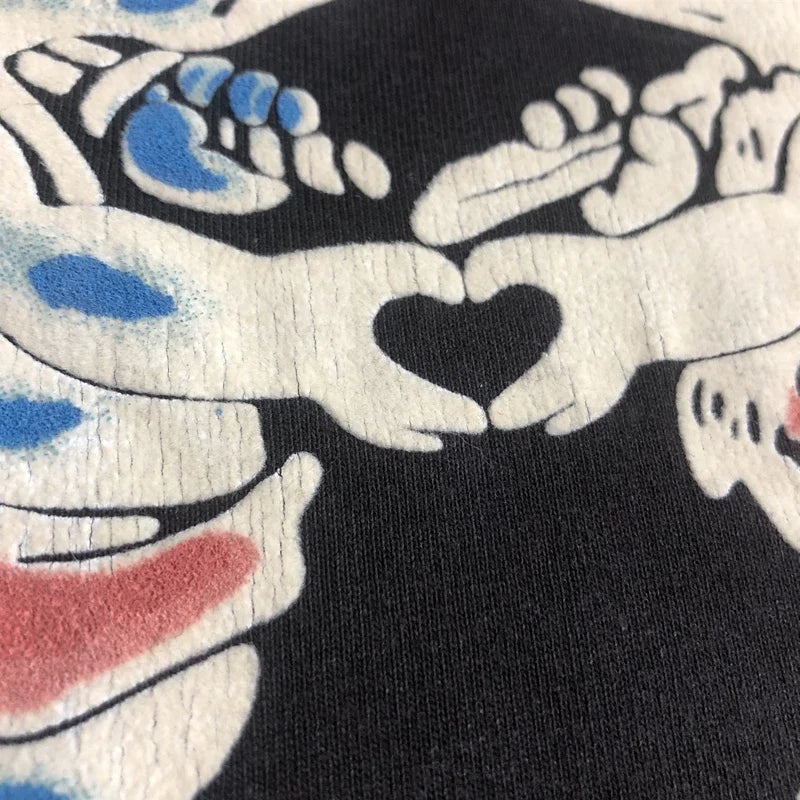 SAINT OF MICHAEL 1:1 Best Quality Streetwear American Style Tee Vintage Clothing Loose Oversized Tops 100%CottonT Shirt Men