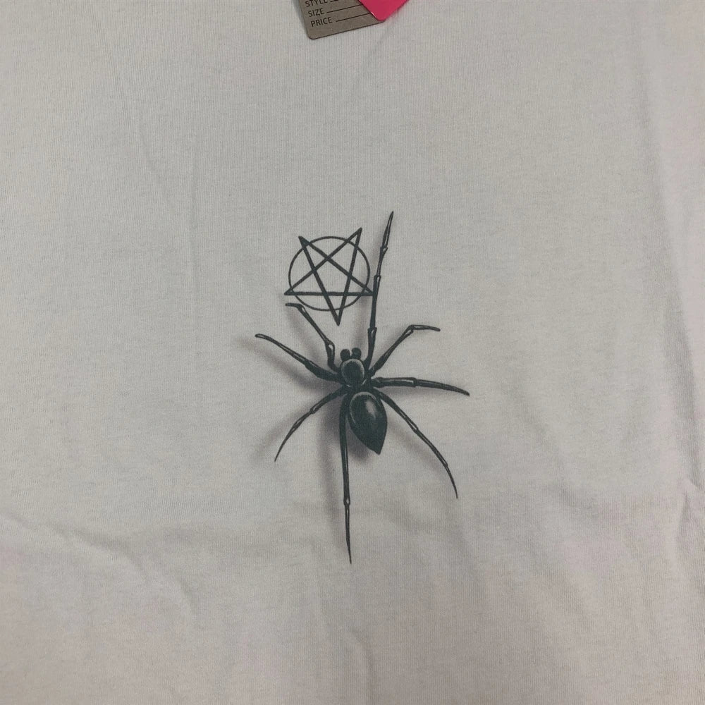 SAINT OF MICHAEL 25SS 1:1 Fashion Streetwear Vintage Long Sleeves Tee Loose Oversized Tops 100%Cotton Casual T Shirt Men