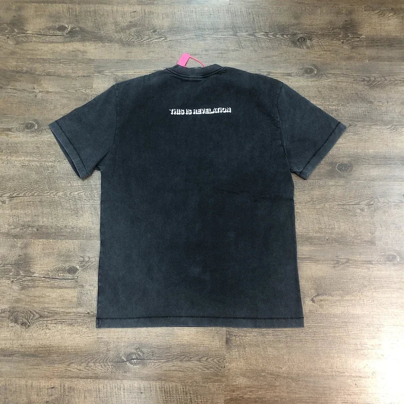 SAINT OF MICHAEL 1:1 Best Quality Streetwear Printed Tops Loose Summer 100%Cotton Tee Oversized Vintage T Shirt For Men