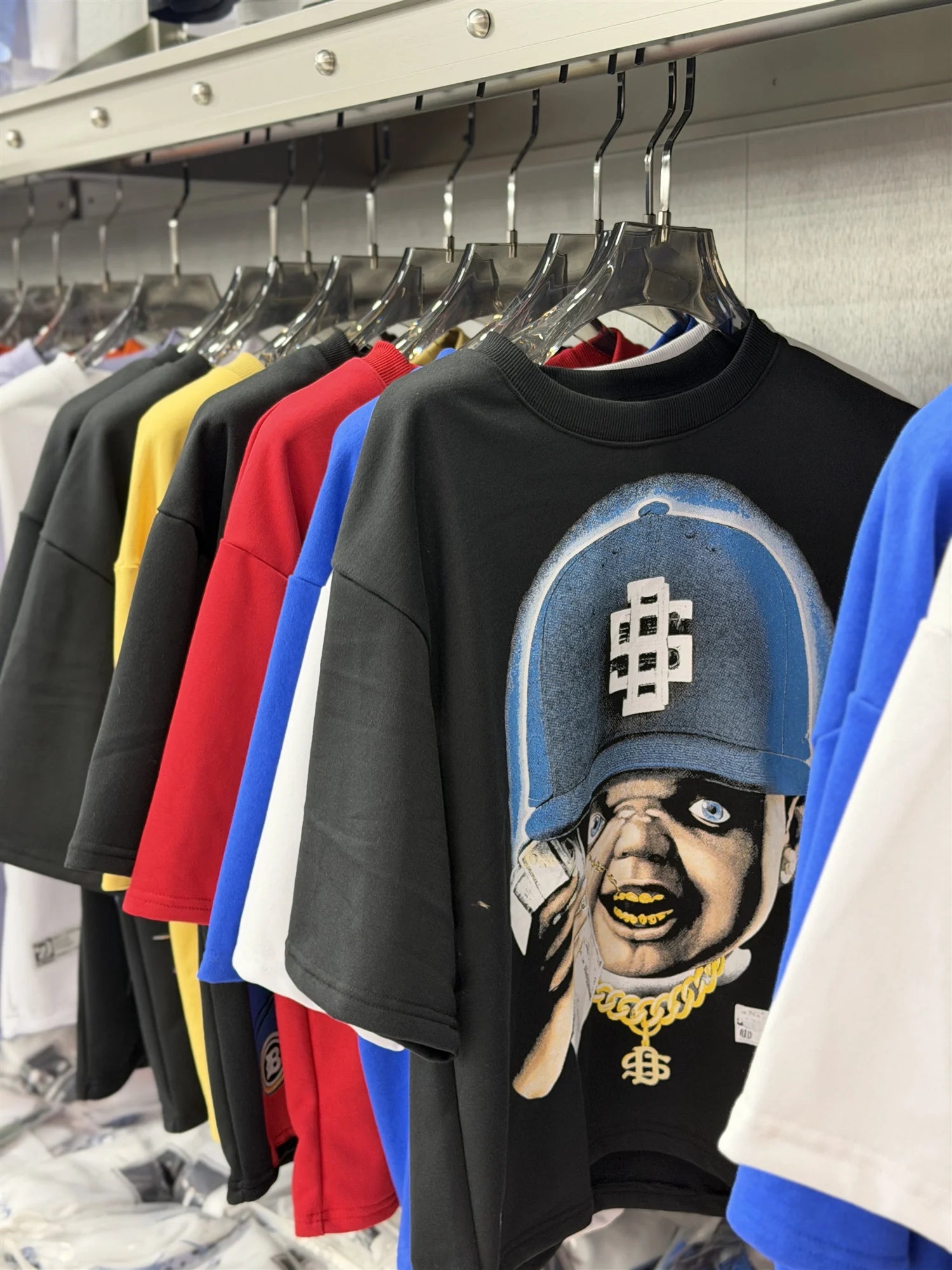 Factory Direct Wholesale Hip Hop Streetwear American Style Tops Casual Men Clothing Cheap Multiple Offers T-shirt for Men